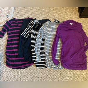 5 maternity shirts!